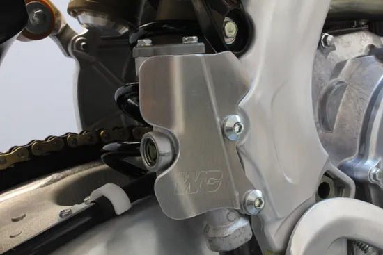 Works Aluminum Rear Brake Master Cylinder Guard Cover Protector