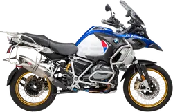 Yosh R-77 Street Slip On SS Exhaust Pipe Works BMW R1200GS R1250GS