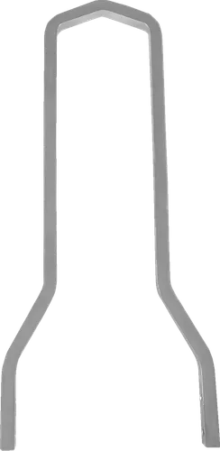 Drag Specialties Square Sissy Bar Chrome 15.4