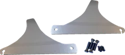 DS Chrome Steel Bolt On Sissy Bar Side Plate Pair