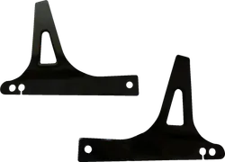 DS Chrome Steel Bolt On Sissy Bar Side Plate Pair