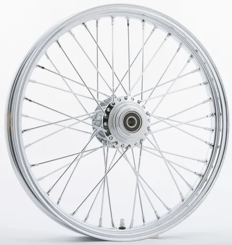 Harddrive Chrome Single Disc 40 Spoke Front Wheel 21 X2.15