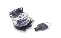 Lockset Ignition Key Steering Lock 1997 Harley Softail Custom FXSTC 1676