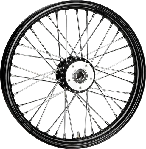 Harddrive Black Dual Single Disc 40 Spoke Front Wheel 19 X2.15