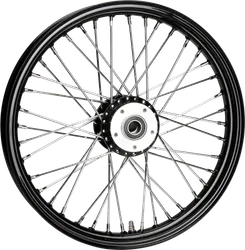 Harddrive Black Dual Single Disc 40 Spoke Front Wheel 19 X2.15