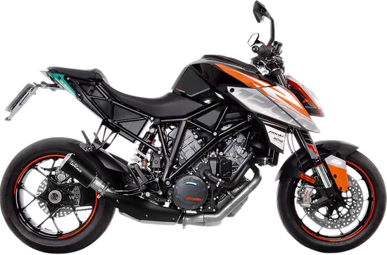 Leovince LV 10 Slip On Exhaust Muffler Pipe Silencer SS Black