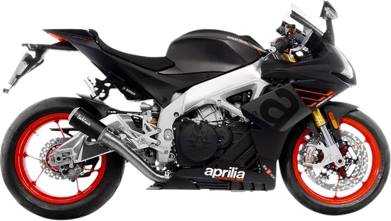 Leovince LV 10 Slip On Exhaust Muffler Pipe Silencer SS Black