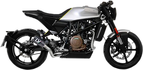 Leovince LV 10 Slip On Exhaust Muffler Pipe Silencer SS Black