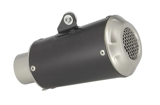 Leovince LV 10 Slip On Exhaust Muffler Pipe Silencer SS Black