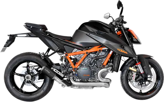 Leovince LV 10 Slip On Exhaust Muffler Pipe Silencer SS Black