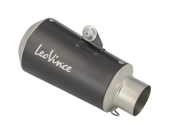 Leovince LV 10 Slip On Exhaust Muffler Pipe Silencer SS Black