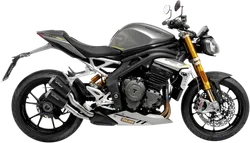 Leovince LV 10 Slip On Exhaust Muffler Duals Pipe Silencer SS Black