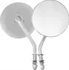Harddrive Chrome 4in Right Round Side Mirror