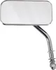 Harddrive Chrome Rectangular Side Mirror