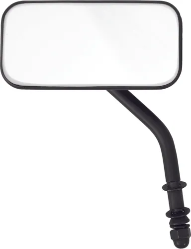 Harddrive Black Rectangular Side Mirror