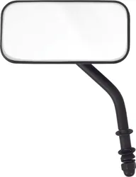 Harddrive Black Rectangular Side Mirror