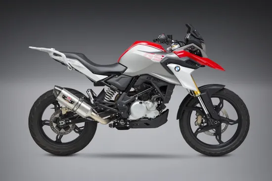 Yosh R-77 Race Full System SS Exhaust Pipe Works BMW G310GS G310R