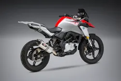 Yosh R-77 Race Full System SS Exhaust Pipe Works BMW G310GS G310R