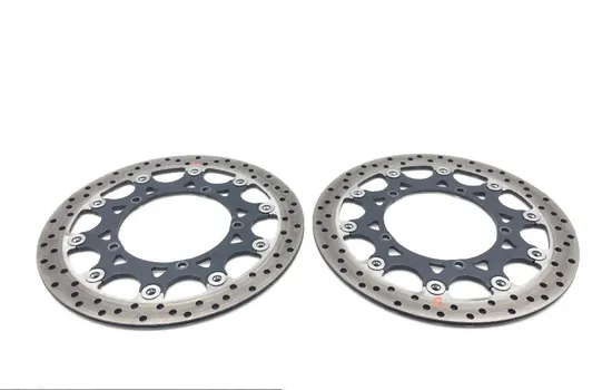 Left Right Front Brake Disc Rotors Set 2008 Yamaha YZF R1 1702A