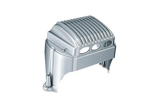 Kuryakyn Chrome Voltage Regulator Cover 2pc Vented