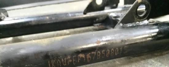 Frame Chassis 2007 Kawasaki Brute Force 650 KVF650F 4x4i 1718