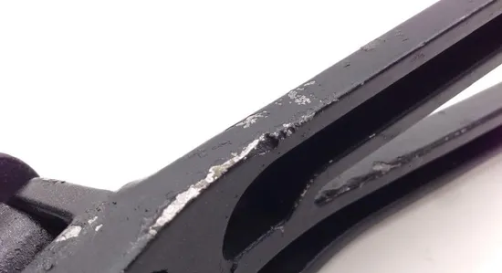 Left Rear Back Passenger Peg Bracket Side 05 Kawasaki Ninja ZX12R ZX1200B 1712 x