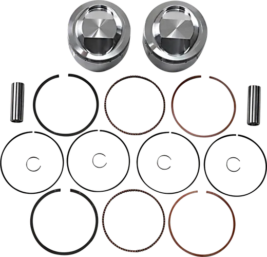 JE Piston Kit Rings Pins Round STD 92mm Bore 11.5:1