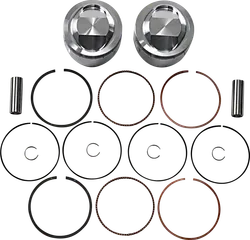 JE Piston Kit Rings Pins Round STD 92mm Bore 11.5:1