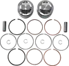 JE Piston Kit Rings Pins Round STD 92mm Bore 11.5:1