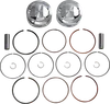 JE Piston Kit Rings Pins Round 2mm OB 94mm Bore 11.5:1