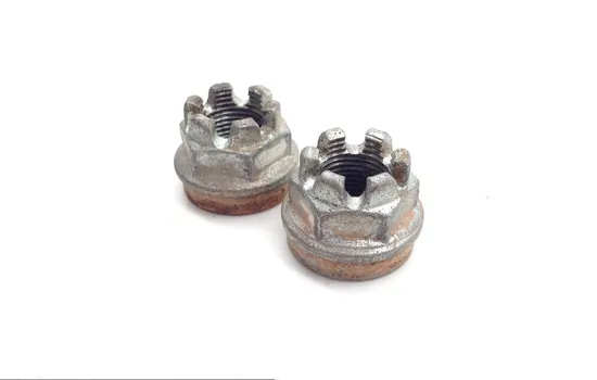 Front Wheel Hub Spindle Castle Nuts 2007 Kawasaki Prairie 360 KVF360A 4x4 1782