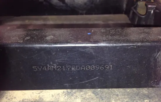 Frame Chassis 2013 Yamaha Rhino 700 YXR700FSP 4x4 Sport Edition FI 1753A