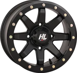 HL9 Beadlock Rear Wheel Matte Black 15x10 4/156 5+5