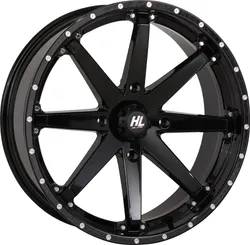 HL10 Front Rear Wheel Gloss Black 15x7 4/156 5+2 40mm