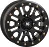 HL23 Front Rear Wheel Matte Black 15x7 4/156 5+2 +38mm