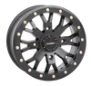 Matte Black SB-4 Beadlock Wheel Rim 15x7 4/137 4+3 Rear