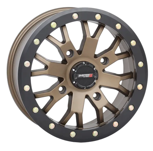 Bronze SB-4 Beadlock Wheel Rim 15x7 4/137 5.5+1.5 Front Rear
