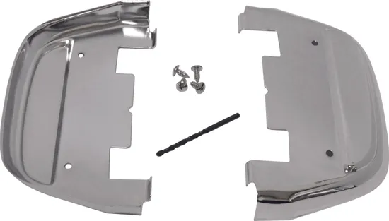 Harddrive Chrome Passenger Floorboard Cover 1