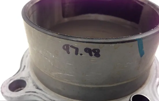 Engine Cylinder Jug W Piston Rear 2003 Suzuki Vstrom 1000 DL1000 1761