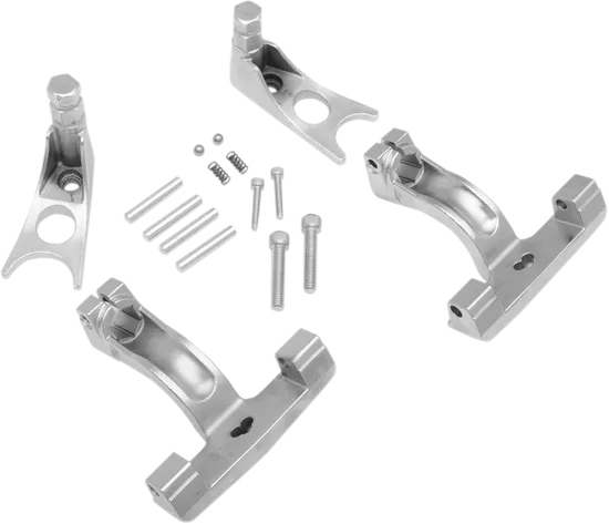 DS Chrome Passenger Floorboard Mount Kit 1