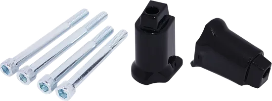 DS Gloss Black Passenger Floorboard Mount Pair