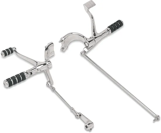Chrome Forward Control Kit w/ Pegs
