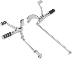 Chrome Forward Control Kit w/ Pegs