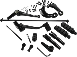 Drag Black Forward Control Kit w Pegs