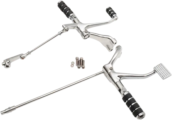 Chrome Forward Control Kit w/ Pegs