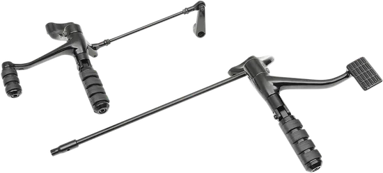 Black Forward Control Kit w/ Pegs