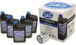 S&S Cycle 20W-50 Oil Change Filter Kit