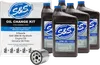 S&S Cycle 20W-50 Oil Change Filter Kit