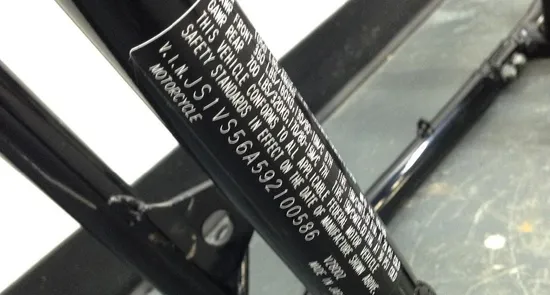 Main Frame Chassis BOS 2009 Suzuki Boulevard M50B 1804