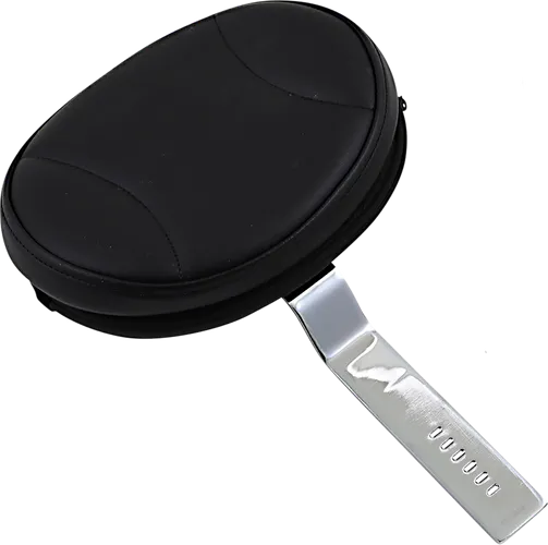 Kuryakyn Plug-N-Go Driver Backrest Black Leather Adjustable